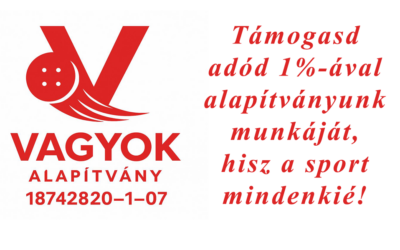 Támogasd a VAGYOK Alapítványt az adó 1%-os felajánlásoddal!